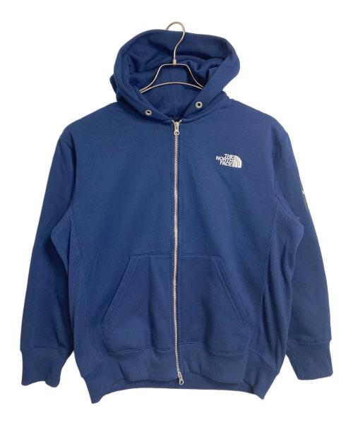 THE NORTH FACE（ザ ノース フェイス）THE NORTH FACE (ザ ノース フェイス) ジップパーカー Square Logo FullZip  スクエアロゴフルジップ　フーディ　スポーツ　アウトドア ネイビー サイズ:Mの古着・服飾アイテム