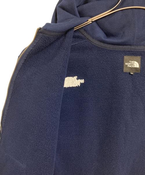 THE NORTH FACE（ザ ノース フェイス）THE NORTH FACE (ザ ノース フェイス) ジップパーカー Square Logo FullZip  スクエアロゴフルジップ　フーディ　スポーツ　アウトドア ネイビー サイズ:Mの古着・服飾アイテム
