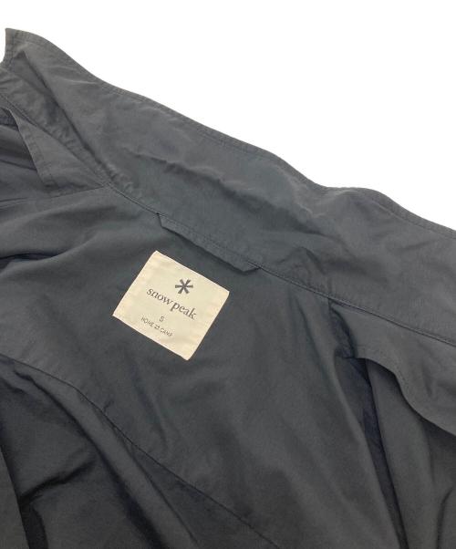 Snow peak（スノーピーク）snow peak (スノーピーク) ライトマウンテン クロスジャケット コーチジャケット　アウター　ライトアウター ブラック サイズ:Sの古着・服飾アイテム