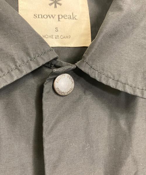 Snow peak（スノーピーク）snow peak (スノーピーク) ライトマウンテン クロスジャケット コーチジャケット　アウター　ライトアウター ブラック サイズ:Sの古着・服飾アイテム