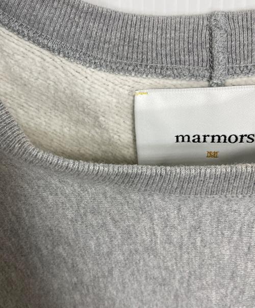 marmors（マルモア）marmors (マルモア) 裏起毛 loose sweat pullover　スウェット　 グレー サイズ:36の古着・服飾アイテム