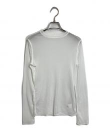 la nature（ラナチュール）の古着「シアーチュールプルオーバー　長袖ブラウス　シースルー」｜ホワイト