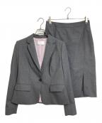 BOSSボス）の古着「セットアップスーツ　スカートスーツ　オフィスカジュアル　セレモニー」｜グレー