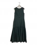 Spick and Spanスピックアンドスパン）の古着「リボンワンピース　ノースリーブワンピース　バックリボン　S.TAKECHI コラボ」｜ブラック