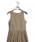 MARIHA (マリハ) 夏のレディのドレス　ノースリーブワンピース ベージュ サイズ:36：11000円
