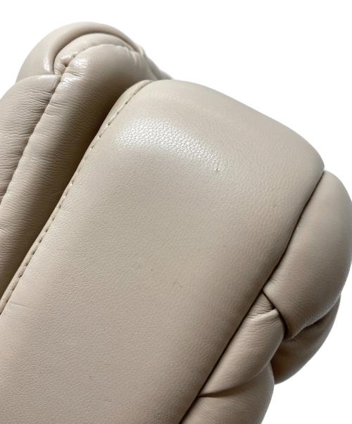 JW PEI（ジェイダブリューペイ）JW PEI (ジェイダブリューペイ) Maze ショルダーバッグ　編み込みバッグ ベージュ サイズ:実寸参照の古着・服飾アイテム