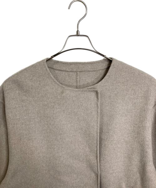 SLOBE IENA（スローブ イエナ）SLOBE IENA (スローブ イエナ) HAMILTONダブルフェイスウールショートコクーンコート ベージュ サイズ:実寸参照の古着・服飾アイテム