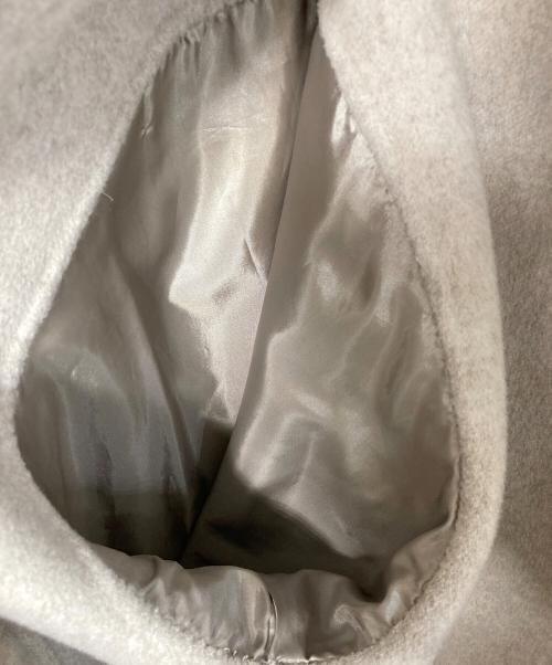 SLOBE IENA（スローブ イエナ）SLOBE IENA (スローブ イエナ) HAMILTONダブルフェイスウールショートコクーンコート ベージュ サイズ:実寸参照の古着・服飾アイテム