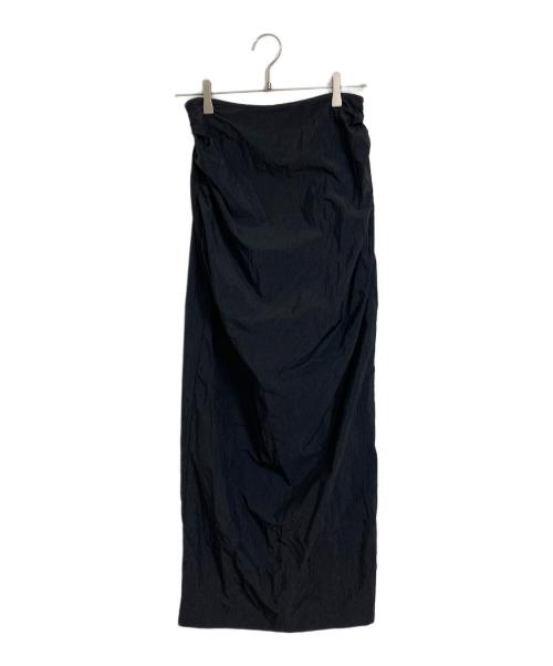anuke（アンヌーク）anuke (アンヌーク) Tuck Long Skirt ロングスカート ブラック サイズ:38の古着・服飾アイテム