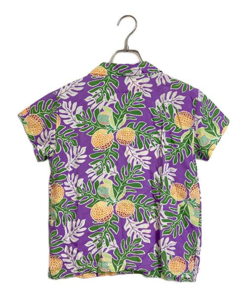 pataloha（パタロハ）pataloha (パタロハ) アロハシャツ パープルの古着・服飾アイテム