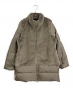 23区ニジュウサンク）の古着「ECOPEL エコファーコンビ ダウンコート」｜オリーブ