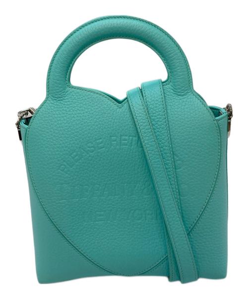 TIFFANY & Co.（ティファニー）Tiffany & Co. (ティファニー) リターントゥ ティファニー 2way バッグ ブルー サイズ:実寸参照の古着・服飾アイテム