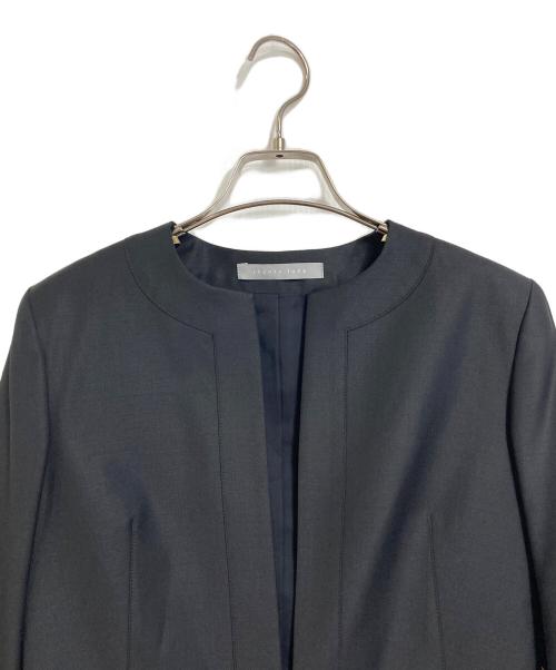 theory（セオリー）theory (セオリー) ノーカラージャケット EXECUTIVE NIKKIA F ブラック サイズ:36の古着・服飾アイテム
