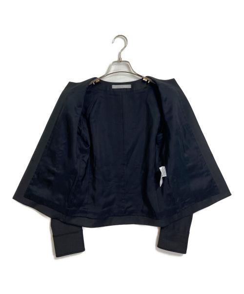 theory（セオリー）theory (セオリー) ノーカラージャケット EXECUTIVE NIKKIA F ブラック サイズ:36の古着・服飾アイテム