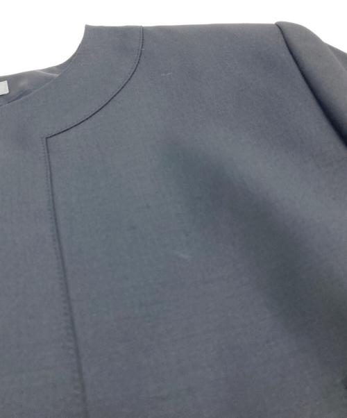 theory（セオリー）theory (セオリー) ノーカラージャケット EXECUTIVE NIKKIA F ブラック サイズ:36の古着・服飾アイテム