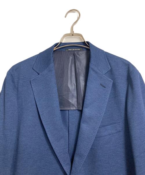 green label relaxing（グリーンレーベルリラクシング）green label relaxing (グリーンレーベルリラクシング) ジャージ カノコ 2B ジャケット テーラードジャケット　 ウォッシャブル・ストレッチ・防シワ・吸水速乾 ネイビー サイズ:Mの古着・服飾アイテム