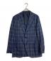 UNITED ARROWS（ユナイテッドアローズ）の古着「チェックテーラードジャケット」｜ネイビー×ブラウン