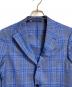 SHIPS (シップス) ウィンドウペンチェック テーラードジャケット　TALLIA DI DELFINO タリア ディ デルフィノ社製 ブルー×グレー サイズ:46：9000円