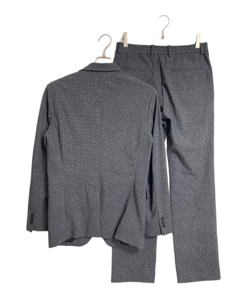 theory（セオリー）theory (セオリー) セットアップスーツ　パンツスーツ　2Bジャケット　ジャケット　パンツ　ストレッチ グレー サイズ:36/W28の古着・服飾アイテム