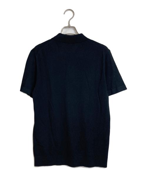 theory（セオリー）theory (セオリー) ウールニットポロシャツ ブラック サイズ:XSの古着・服飾アイテム