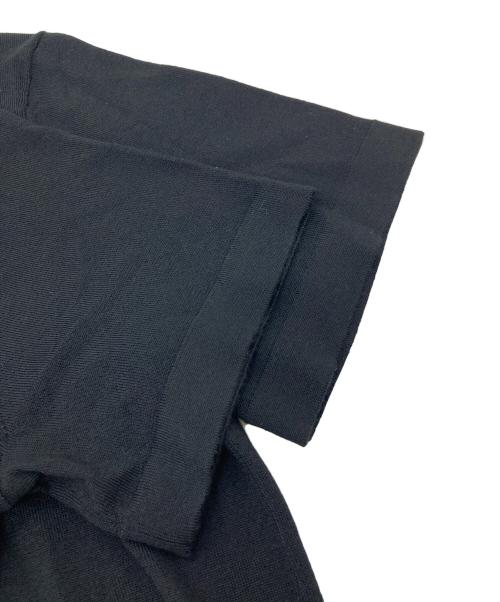 theory（セオリー）theory (セオリー) ウールニットポロシャツ ブラック サイズ:XSの古着・服飾アイテム