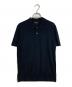 theory（セオリー）の古着「ウールニットポロシャツ」｜ブラック