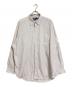 POLO RALPH LAUREN（ポロ・ラルフローレン）の古着「【古着】90’Sストライプシャツ　コットンシャツ　90年代　LOWLL SPORT ポニーなし」｜グレー