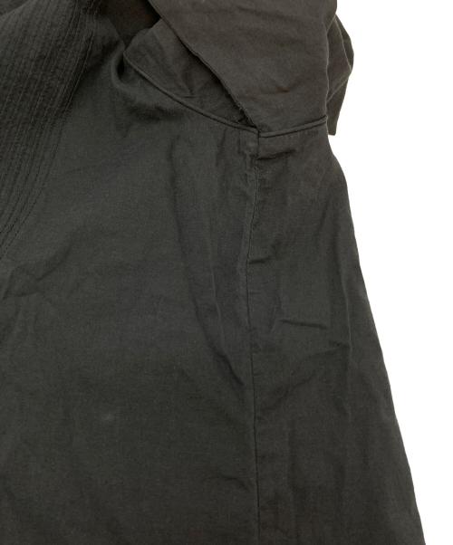 BEARDSLEY（ビアズリー）BEARDSLEY (ビアズリー) リバーレースヨークブラウス ネイビー サイズ:FREEの古着・服飾アイテム