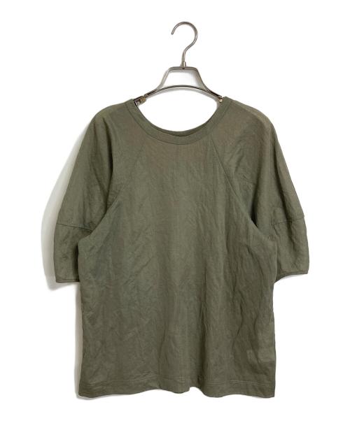 BEARDSLEY（ビアズリー）BEARDSLEY (ビアズリー) シアーボリュームプルオーバー グリーン サイズ:FREEの古着・服飾アイテム