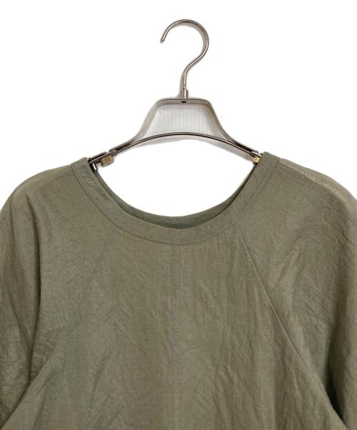 BEARDSLEY（ビアズリー）BEARDSLEY (ビアズリー) シアーボリュームプルオーバー グリーン サイズ:FREEの古着・服飾アイテム