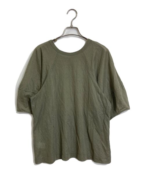 BEARDSLEY（ビアズリー）BEARDSLEY (ビアズリー) シアーボリュームプルオーバー グリーン サイズ:FREEの古着・服飾アイテム