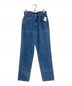 POLO RALPH LAURENポロ・ラルフローレン）の古着「【古着】90’Sデニムパンツ　 90年代 USA製 デットストック」｜ブラウン