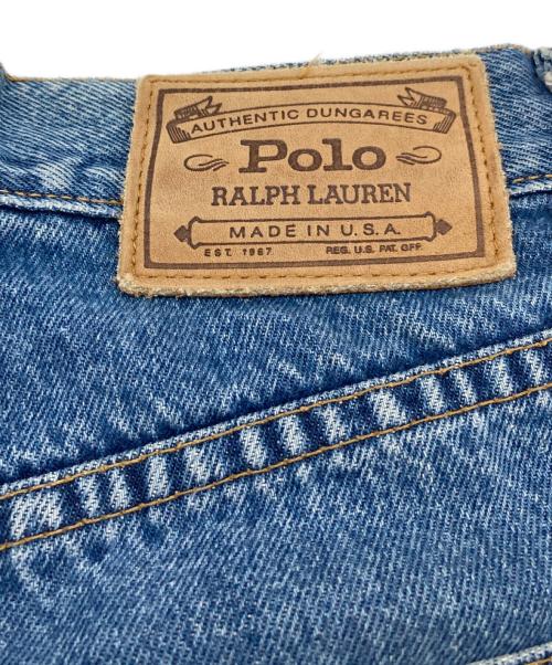 POLO RALPH LAUREN（ポロ・ラルフローレン）POLO RALPH LAUREN (ポロ・ラルフローレン) 【古着】デニムパンツ　5ポケット　USA製 インディゴ サイズ:W28 L30の古着・服飾アイテム