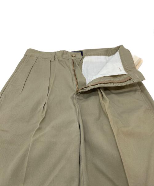 POLO RALPH LAUREN（ポロ・ラルフローレン）POLO RALPH LAUREN (ポロ・ラルフローレン) 90’S チノパン ポロチノ　タグ付き　 90年代 デットストック ドミニカ製 ベージュ サイズ:W28の古着・服飾アイテム