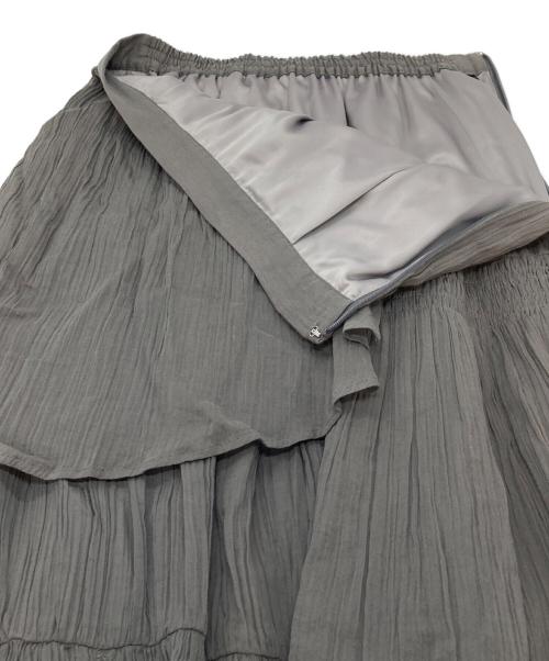 CELFORD（セルフォード）CELFORD (セルフォード) イレギュラーヘムティアードスカート グレー サイズ:36の古着・服飾アイテム
