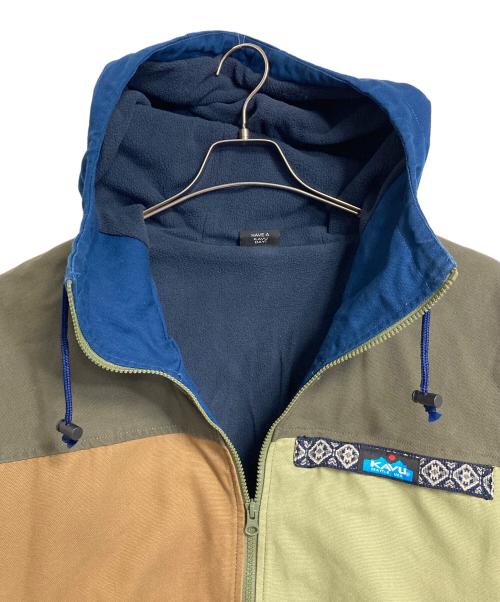KAVU（カブー）KAVU (カブー) バッファロージャケット Hooded Buffalo Jacket  アウター　スポーツ　アウトドア マルチカラー サイズ:XLの古着・服飾アイテム