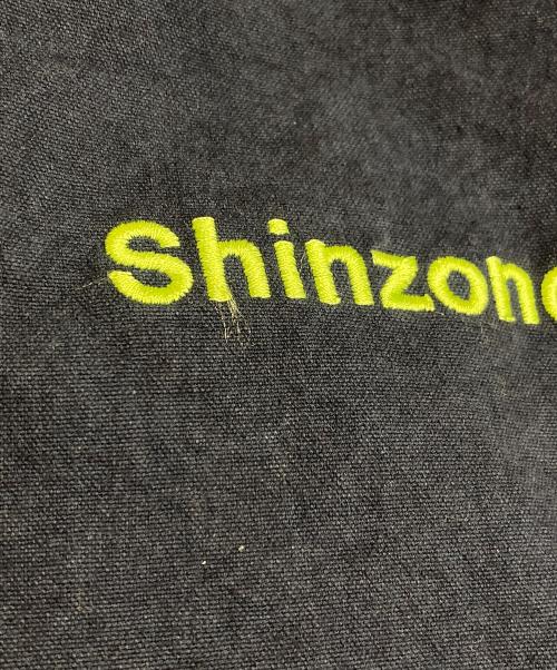 Shinzone（シンゾーン）Shinzone (シンゾーン) トートバッグ　キャンバストートバッグ　Shinzone　Tote ロゴ刺繍 ネイビー サイズ:実寸参照の古着・服飾アイテム