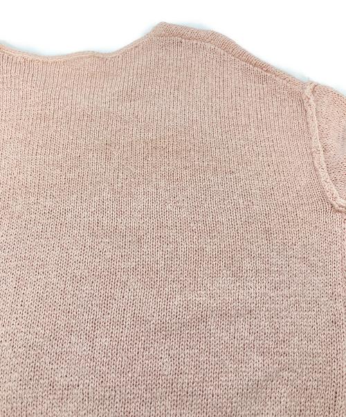 JOURNAL STANDARD（ジャーナルスタンダード）JOURNAL STANDARD (ジャーナルスタンダード) テープヤーンVプルオーバー　長袖ニット　薄手ニット　25年モデル ピンク サイズ:実寸参照の古着・服飾アイテム