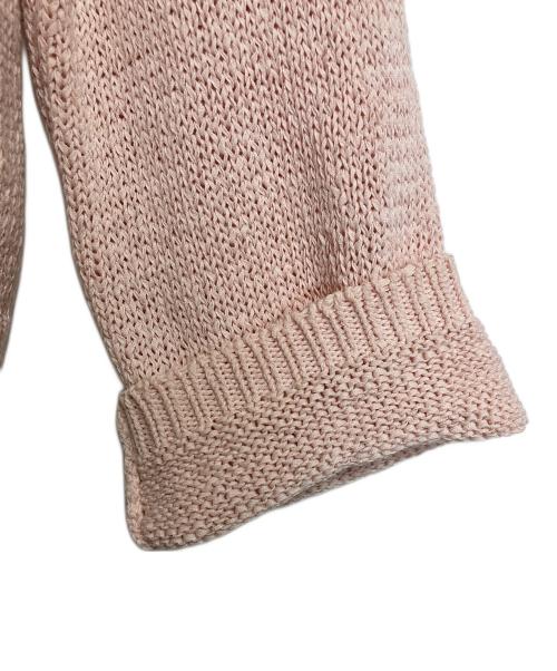 JOURNAL STANDARD（ジャーナルスタンダード）JOURNAL STANDARD (ジャーナルスタンダード) テープヤーンVプルオーバー　長袖ニット　薄手ニット　25年モデル ピンク サイズ:実寸参照の古着・服飾アイテム