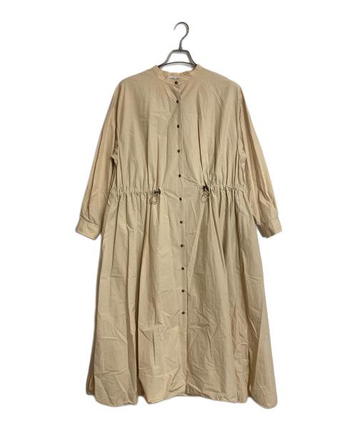 BEARDSLEY（ビアズリー）BEARDSLEY (ビアズリー) ロングワンピース　コットンワンピース ベージュ サイズ:FREEの古着・服飾アイテム