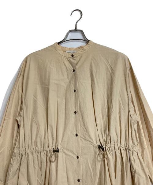 BEARDSLEY（ビアズリー）BEARDSLEY (ビアズリー) ロングワンピース　コットンワンピース ベージュ サイズ:FREEの古着・服飾アイテム