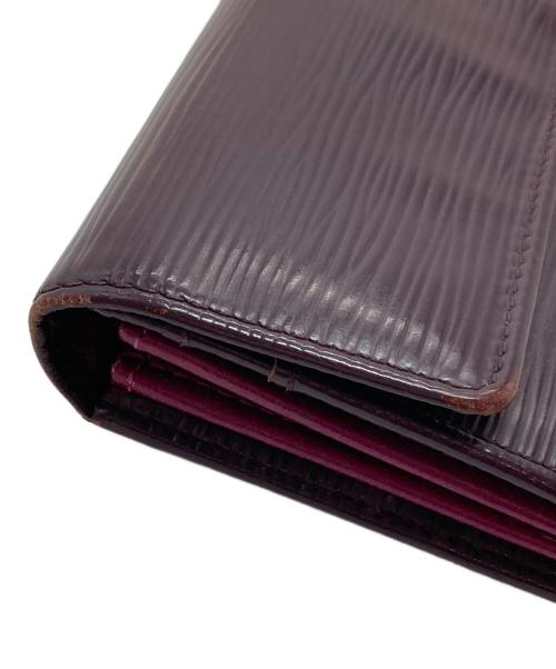 LOUIS VUITTON（ルイ ヴィトン）LOUIS VUITTON (ルイ ヴィトン) 長財布　ポルトフォイユ・サラ　エピ　ウォレット パープル サイズ:実寸参照の古着・服飾アイテム