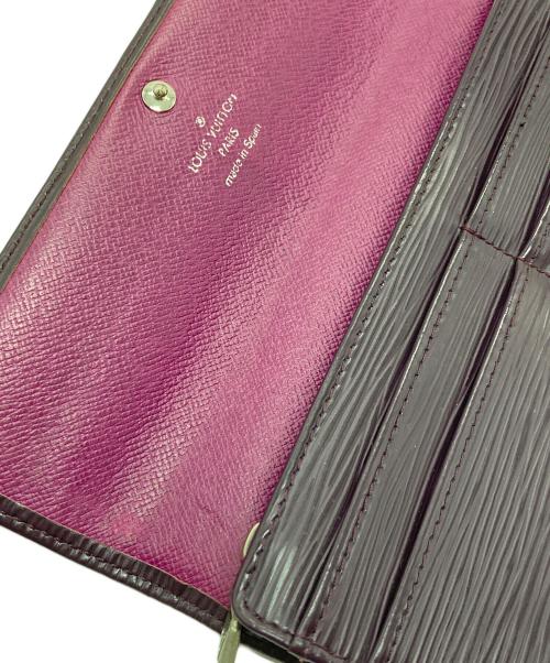 LOUIS VUITTON（ルイ ヴィトン）LOUIS VUITTON (ルイ ヴィトン) 長財布　ポルトフォイユ・サラ　エピ　ウォレット パープル サイズ:実寸参照の古着・服飾アイテム