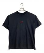 NIKEナイキ）の古着「【古着】90's 刺繍Tシャツ　半袖カットソー　Tシャツ　Tee  90年代　USA製」｜ブラック