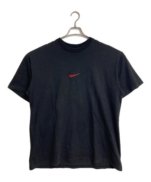 NIKE（ナイキ）NIKE (ナイキ) 【古着】90's 刺繍Tシャツ　半袖カットソー　Tシャツ　Tee  90年代　USA製 ブラック サイズ:Lの古着・服飾アイテム