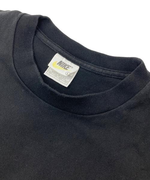 NIKE（ナイキ）NIKE (ナイキ) 【古着】90's 刺繍Tシャツ　半袖カットソー　Tシャツ　Tee  90年代　USA製 ブラック サイズ:Lの古着・服飾アイテム
