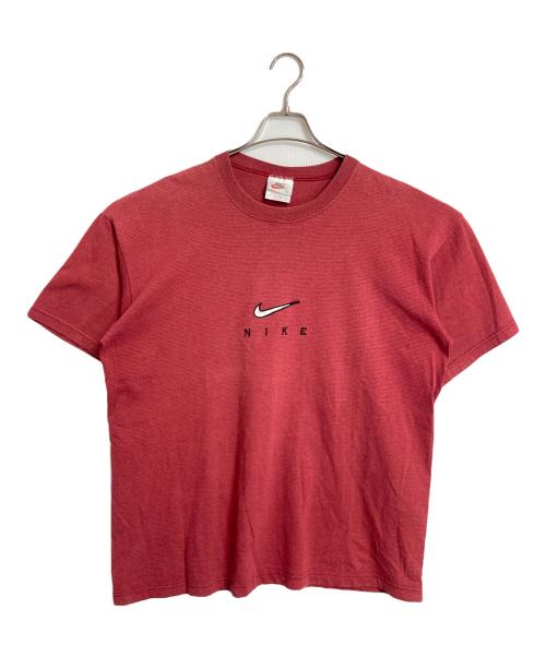 NIKE（ナイキ）NIKE (ナイキ) 【古着】90's刺繍Tシャツ　半袖カットソー　Tシャツ　Tee  90年代　USA製 レッド サイズ:Lの古着・服飾アイテム