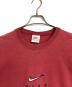 NIKE (ナイキ) 【古着】90's刺繍Tシャツ　半袖カットソー　Tシャツ　Tee  90年代　USA製 レッド サイズ:L：4500円