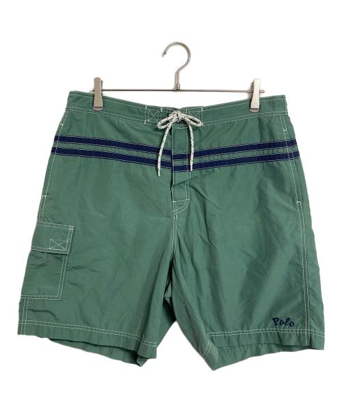 POLO SPORT（ポロスポーツ）POLO SPORT (ポロスポーツ) 【古着】ナイロンハーフパンツ　スイムパンツ　水陸両用 グリーン サイズ:Lの古着・服飾アイテム