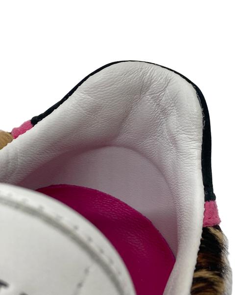 D.A.T.E.（デイト）D.A.T.E. (デイト) VETTA レオパードスニーカー　ヒョウ柄 ホワイト×ブラウン サイズ:US5.5の古着・服飾アイテム